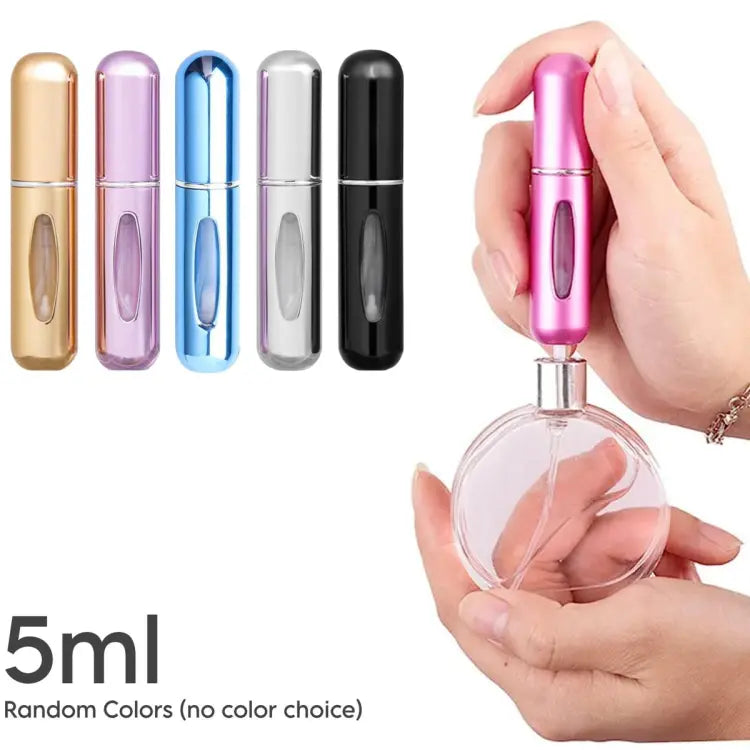 Mini Refillable Perfume Bottle Spray (Random Colors) (PACK OF 2 BOTTLES